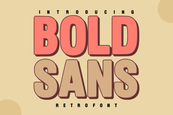 Bold Sans: A Groovy Retro Font for Modern Designers