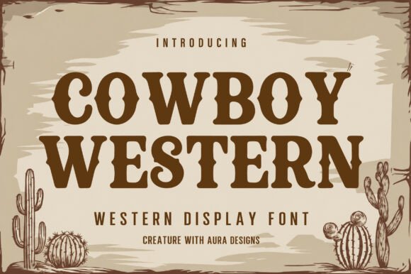Discover the Cowboy Western Display Font