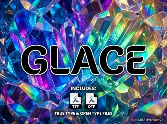 Glace: A Decorative Display Typeface for High-Impact Designs
