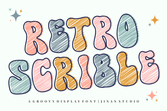 Retro Scrible: A Groovy Typeface for Modern Designs