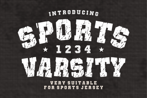 Sports Varsity: The Bold Display Font for Athletic Branding