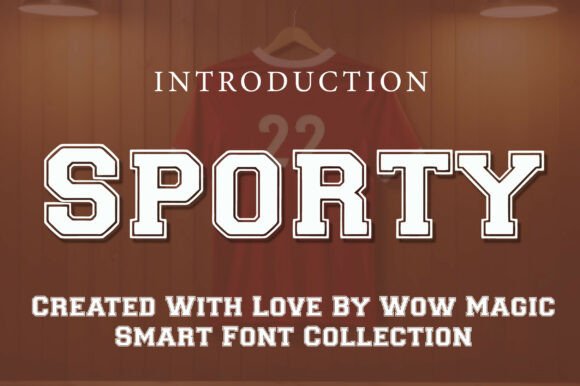 The Sporty Font: Bold Athletic Typography for Dynamic Designs