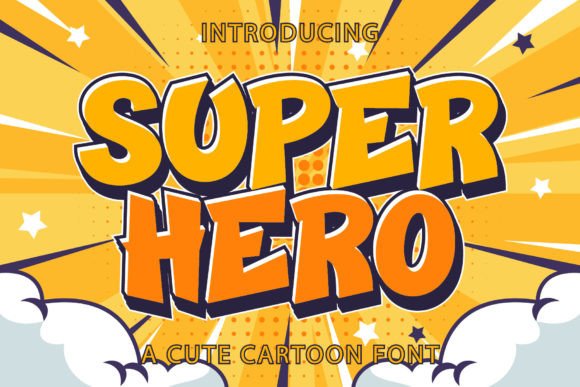 The Super Hero Font: Bold and Confident Typography